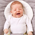 a baby crying
